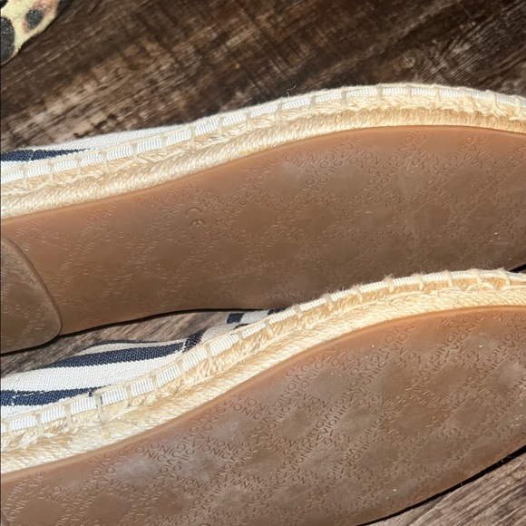 Vionic Navy and White Striped Espadrilles - Picture 4 of 5